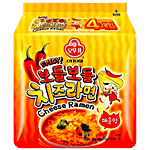 Ottogi Spicy Stir Fry Cheese Ramen 520 g (Pack of 4)