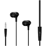 boAt BassHeads 95 Wired Earphones - Active Black 1 pc