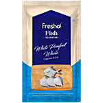 fresho! White Pomfret, Whole Cleaned, Cut, 150 Up 500 g