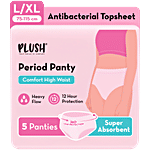 Plush Period Panty, L/XL 5 pcs