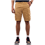 Hoversoul Men's Cotton Lycra Overdyed Cargo Shorts - Beige 1 pc (Size - 30)