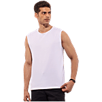 Hoversoul Men's 100% Cotton Sleeveless Under Tee - White 1 pc (Size - M)