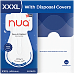 Nua All Night Comfort Pads With Disposal Covers - XXXL 8 pcs