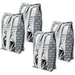 Homestrap Non-Woven Shoe Bags - Grey 4 pcs