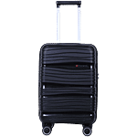 T-Travel Cabin (55) Trolley Luggage Bag - Black 41 L