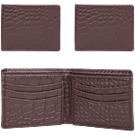 T-Travel CrownLit Combo Set Of Ladies & Gents Wallet - Brown 2 pcs
