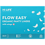 Hi Life Flow Easy Organic Panty Liners With Wings 20 pcs