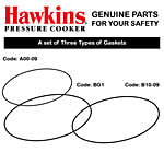 Hawkins Pressure Cooker Gasket BG10-09 3 pcs