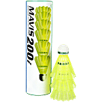 Yonex Mavis 200I Nylon Shuttle Cock -Yellow 6 pcs