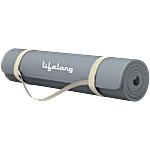 Lifelong Yoga Mat EVA 4 mm - Grey, Anti Slip Workout Mat For Gym & Home 1 pc