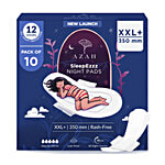 Azah SleepEzzz Night Sanitary Pads - XXL+ 10 pcs