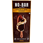 No-Bar Non Alcoholic Cookies & Irish Whiskey Ice Cream Bar 75 ml