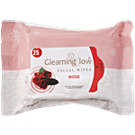Gleaminglow Facial Wipes - Rose 25 wipes