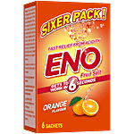 Eno  Orange Flavour Fruit Salt 30 g (6 x 5 g)