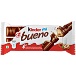 Kinder Bueno Milk Chocolate Covered Wafer Biscuit With Milky Hazelnut Filling 43 g