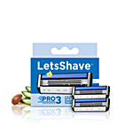 LetsShave Pro 3 Advance Ultra Sharp Stainless Steel Blade Cartridge 2 pcs