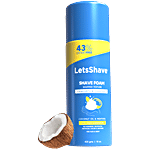 LetsShave Coconut & Menthol Shave Foam - Paraben & Sulphate Free, Rust Proof Can 425 g
