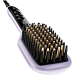 Lifelong Hair Straightener Comb/Brush With Keratin Ceramic Bristles, Lavender 1 Unit