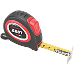 Freemans Zest Steel Double Side Measuring Tape - 5 m, 19 mm, Red & Black 1 pc