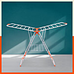 Bathla Neo Foldable Cloth Drying Stand - Orange 1 pc