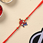 Shree Rakhi Official Marvel Hanging Spidey Pendant Kids Rakhi 1 pc