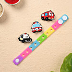 Crazy Kids DIY Cars Charms Belt Kids Rakhi 1 pc