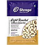 Shrego Lightly Roasted Whole Unsalted Roasted Peanuts 360 g