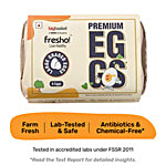 fresho! Premium Large White Eggs - Protein & Vitamin Rich 6 pcs