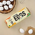 fresho! Premium Large White Eggs - Protein & Vitamin Rich 12 pcs