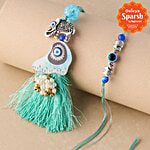 Daivya Sparsh by bigbasket Evil Eye Bhaiya Bhabhi Pendant Rakhi 2 pcs