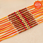 Daivya Sparsh by bigbasket Om Beaded Rakhi 12 pcs