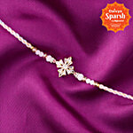 Daivya Sparsh by bigbasket Crystal Knot American Diamond Pendant Rakhi 1 pc
