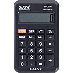 Saya Pocket Calculator - Black 1 pc