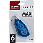 Saya Maxi Correction Tape – 6 m, Assorted Colour 1 pc