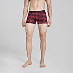 Puma Men's Printed Trunk - Vineyard Wine, Fudge & Urban Red 1 pc (Size - S)