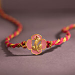 Voylla Divine Ganesha Designer Brass Rakhi With Card & Roli Chawal 1 pc