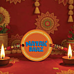 Mad Over Print Natak Baaz Rakhi 1 pc