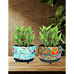 Prime-Metal Versatile Lily Metal Plant Pot With Tripod Stand 2 pcs