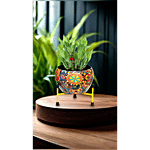 Prime-Metal Versatile Metal Flower Vase Planter Pot With Tripod Stand 1 pc