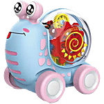 Toy Bharat Gear Snail With Light Battery Toy - Assorted Colour 1 pc