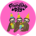 House of Festivals "Happy Friendship Day" Otter Magnet 1 pc