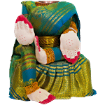 Svasti Varmahalakshmi Plain Body - Green, 27 cm 1 pc