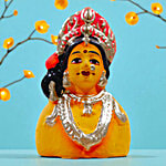 House of Festivals Eco-Friendly Gowri Murti Idol 1 pc 4 Inches