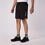Hoversoul Men's Black & White Active Wear Shorts 1 pc (Size - XXL)