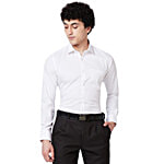 Park Avenue Men's White Slim Fit Shirt 1 pc (Size - 44)