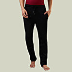 Sleepz by Raymond Men's Black Regular Fit Lounge Pant 1 pc (Size - L)