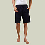 Sleepz by Raymond Men's Blue Regular Fit Lounge Shorts 1 pc (Size - M)