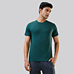 Sleepz by Raymond Men's Green Regular Fit Lounge T-Shirt 1 pc (Size - M)