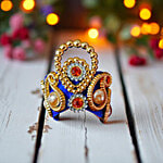 House of Festivals Ladoo Gopal Royal Blue Pagdi - Size 1 1 pc