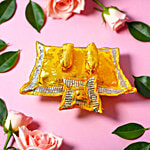 House of Festivals Ladoo Gopal Yellow Bedding Set - Medium, 12.7 x 10.16 cm 1 pc